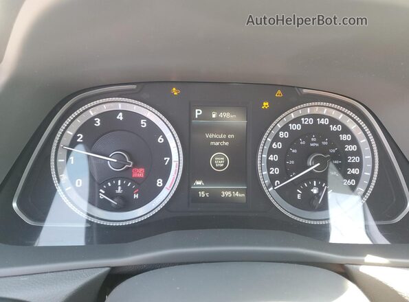 KMHL44J25PA296027 2023 HYUNDAI SONATA Charcoal Instrument cluster view