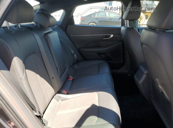 KMHL44J25PA296027 2023 HYUNDAI SONATA Charcoal Rear seats view