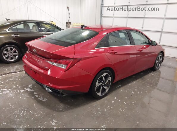 KMHLP4AG1PU450346 2023 HYUNDAI ELANTRA Red 