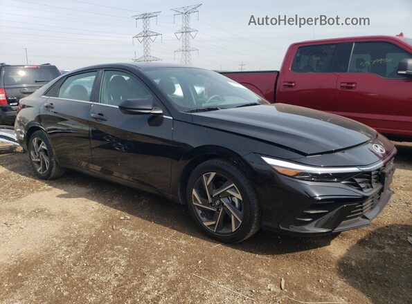 KMHLS4DG1RU811507 2024 HYUNDAI ELANTRA Black Przód prawy