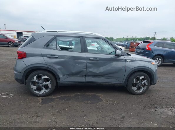 KMHRC8A33PU237232 2023 HYUNDAI VENUE Gray Rear interior view
