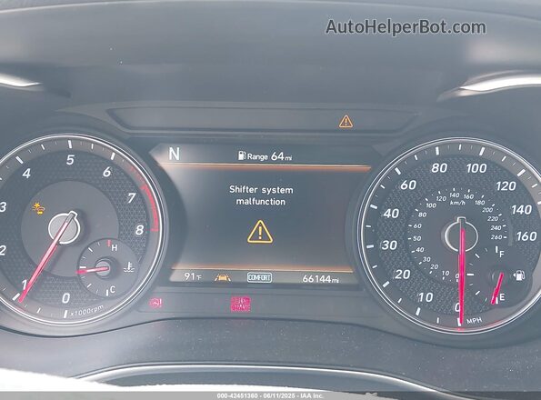 KMTG34LA9LU063789 2020 GENESIS G70 Black Հետևի նստատեղերի տեսք
