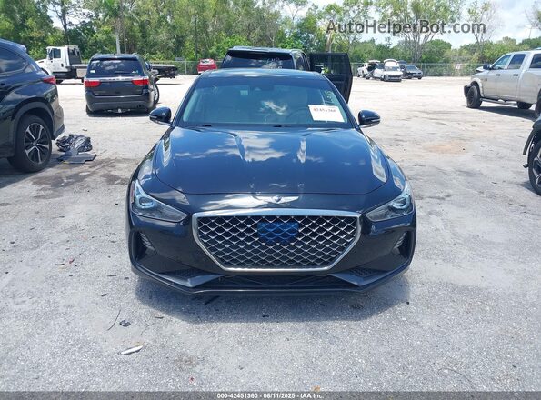 KMTG34LA9LU063789 2020 GENESIS G70 Black Սարքավորումների վահանակի տեսք