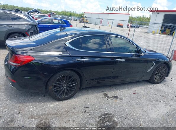 KMTG34LA9LU063789 2020 GENESIS G70 Black Սալոնի հետևի տեսք