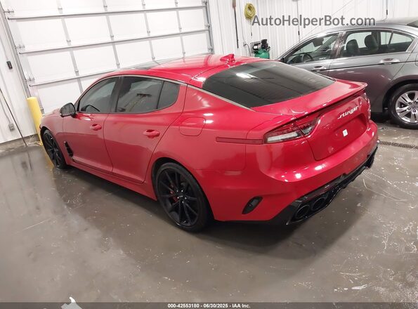KNAE55LC9P6125464 2023 KIA STINGER Red Tył lewy