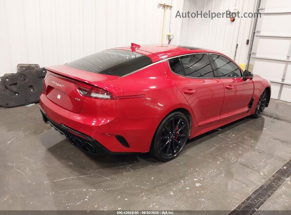 KNAE55LC9P6125464 2023 KIA STINGER Red Tył prawy
