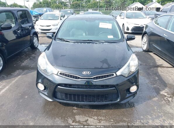 KNAFX6A81G5604437 2016 KIA FORTE KOUP Black 
