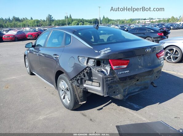 KNAGT4LEXH5012480 2017 KIA OPTIMA HYBRID Серый Задняя левая четверть