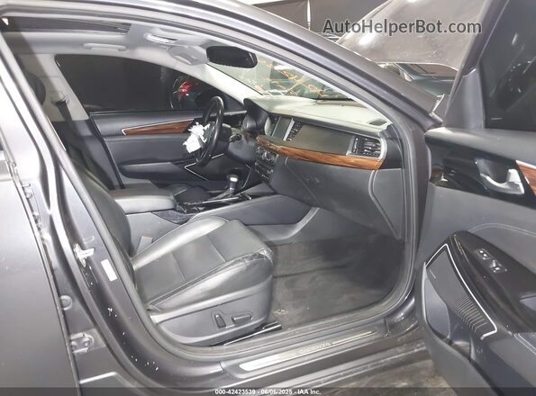 KNALC4J15J5114449 2018 KIA CADENZA Gray Vista interior delantera