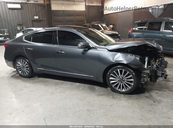 KNALC4J15J5114449 2018 KIA CADENZA Gray Vista interior de 360 grados