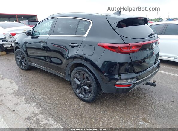 KNDP63AC4L7708481 2020 KIA SPORTAGE Черный Задняя левая четверть