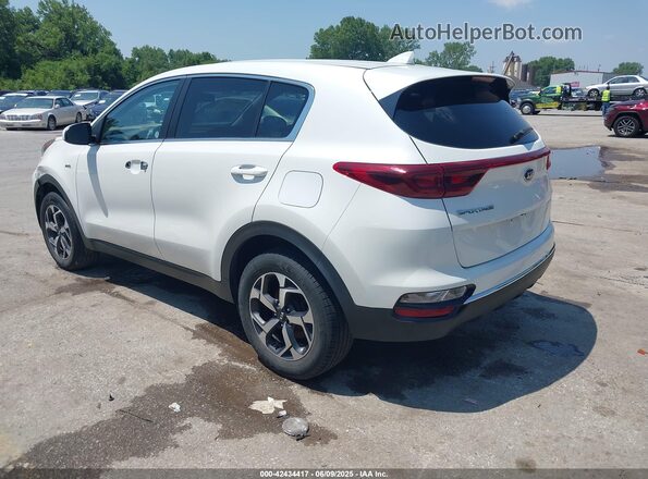 KNDPMCAC1M7932928 2021 KIA SPORTAGE White Հետևի ձախ