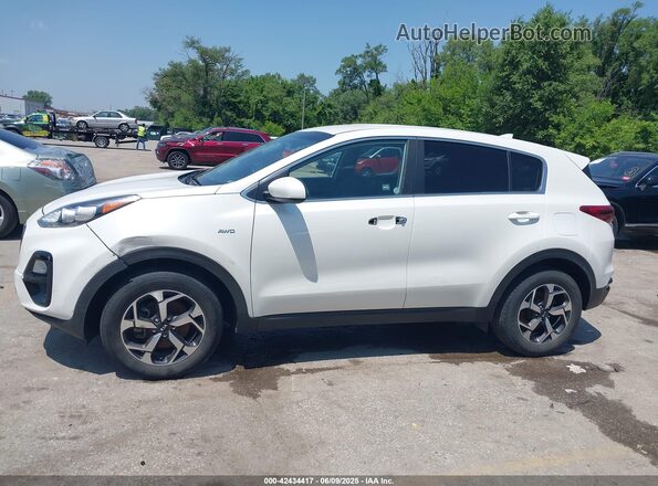 KNDPMCAC1M7932928 2021 KIA SPORTAGE White Սալոնի 360 աստիճան տեսք