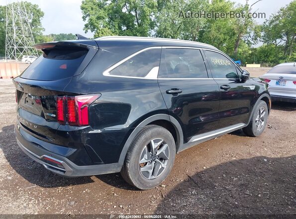 KNDRH4LG6M5034839 2021 KIA SORENTO HYBRID Black Tył prawy