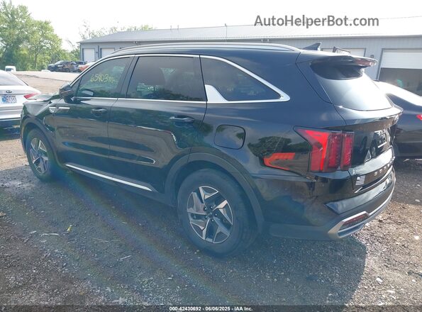 KNDRH4LG6M5034839 2021 KIA SORENTO HYBRID Black Tył lewy