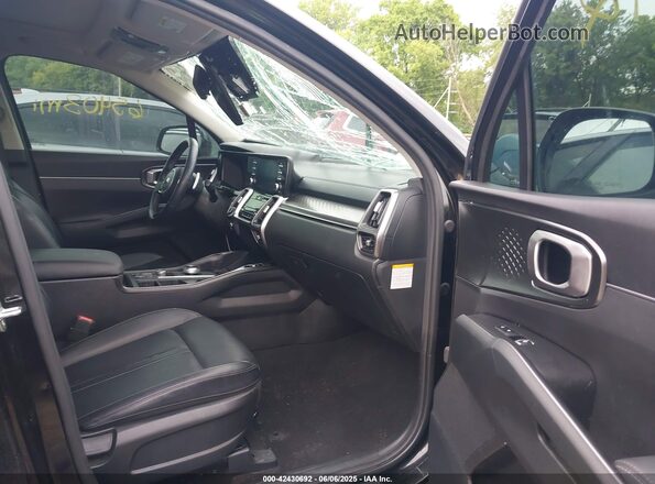 KNDRH4LG6M5034839 2021 KIA SORENTO HYBRID Black Widok wnętrza z przodu