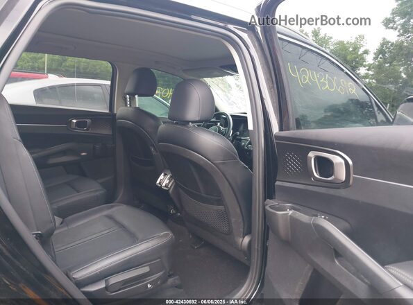 KNDRH4LG6M5034839 2021 KIA SORENTO HYBRID Black Widok naklejki z numerem VIN