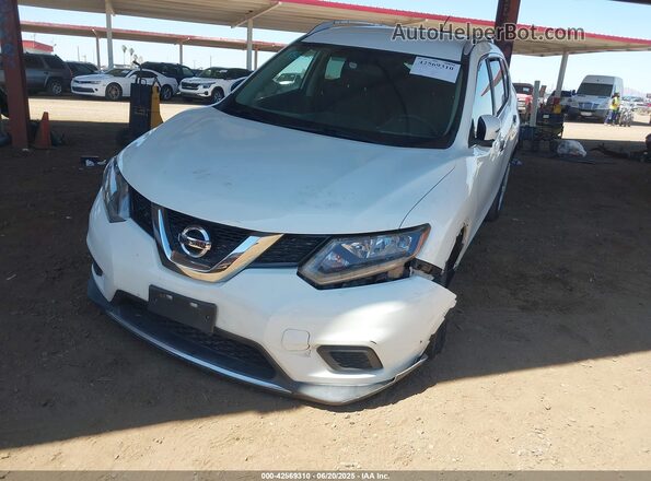 KNMAT2MV7GP724153 2016 NISSAN ROGUE White Front view