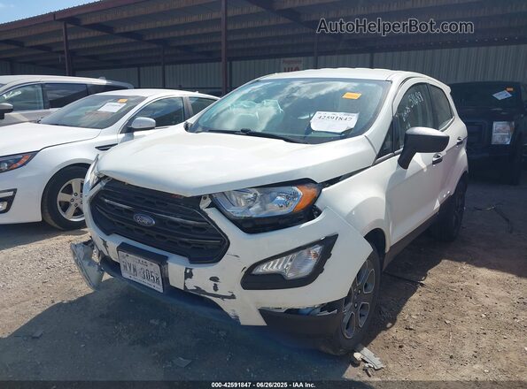 MAJ3S2FE2LC388511 2020 FORD ECOSPORT White Front left