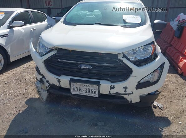 MAJ3S2FE2LC388511 2020 FORD ECOSPORT White Front view