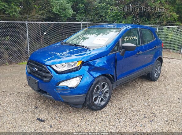 MAJ3S2FEXLC367325 2020 FORD ECOSPORT Blue Przód lewy