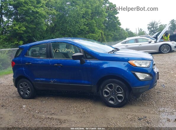 MAJ3S2FEXLC367325 2020 FORD ECOSPORT Blue Widok wnętrza z tyłu