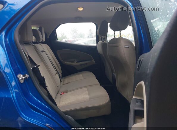 MAJ3S2FEXLC367325 2020 FORD ECOSPORT Blue Widok naklejki z numerem VIN