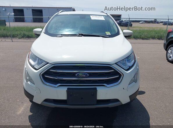 MAJ6S3KLXLC355327 2020 FORD ECOSPORT White Вид щитка приладів