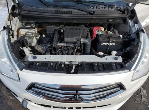 ML32F3FJ0HHF06326 2017 MITSUBISHI MIRAGE White 