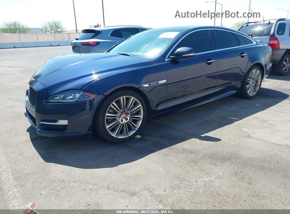 SAJWA1CE3GMV97203 2016 JAGUAR XJ Синий Передняя левая четверть