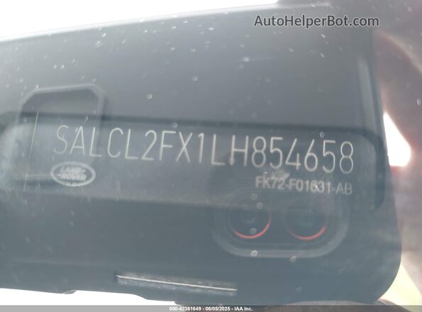 SALCL2FX1LH854658 2020 LAND ROVER DISCOVERY SPORT Light Blue ძრავის განყოფილების ხედი