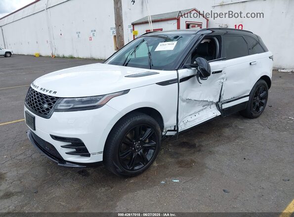 SALYT2EX8NA342527 2022 LAND ROVER RANGE ROVER VELAR Белый Передняя левая четверть