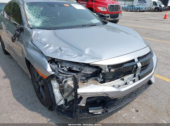 SHHFK7H69MU217221 2021 HONDA CIVIC Silver Դիմացի տեսք