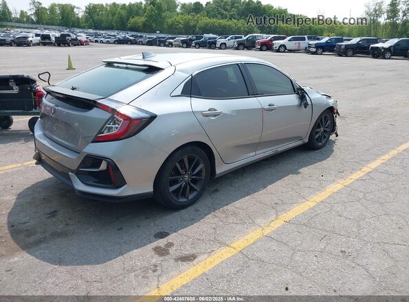 SHHFK7H69MU217221 2021 HONDA CIVIC Silver Հետևի աջ