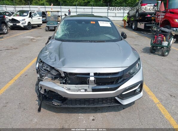 SHHFK7H69MU217221 2021 HONDA CIVIC Silver Սարքավորումների վահանակի տեսք