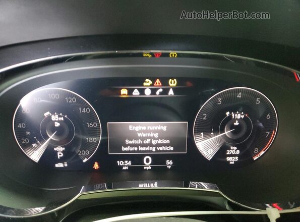 SJAAT2ZV8PC020500 2023 BENTLEY BENTAYGA Black Vista del cuadro de instrumentos