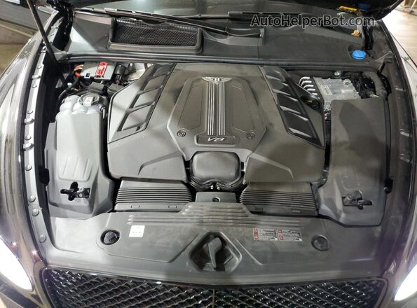 SJAAT2ZV8PC020500 2023 BENTLEY BENTAYGA Black Vista del compartimento del motor