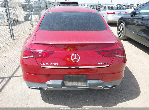 W1K5J4HB9MN217366 2021 MERCEDES-BENZ CLA 250 Maroon 