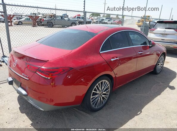 W1K5J4HB9MN217366 2021 MERCEDES-BENZ CLA 250 Maroon 
