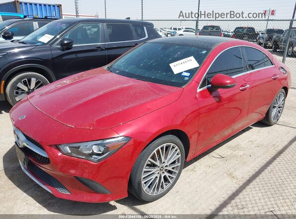 W1K5J4HB9MN217366 2021 MERCEDES-BENZ CLA 250 Maroon 