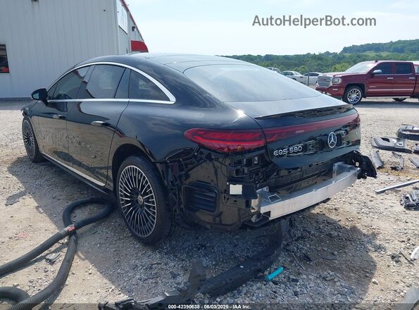 W1KCG4EB1NA006231 2022 MERCEDES-BENZ EQS 580 Black Rear left