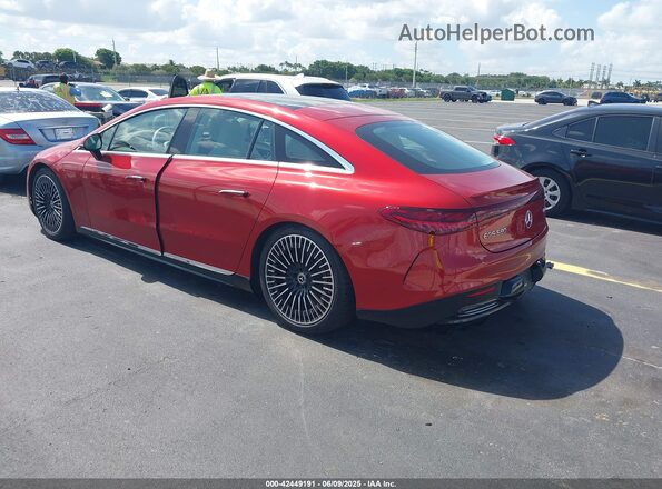 W1KCG4EB1NA013258 2022 MERCEDES-BENZ EQS 580 Red Հետևի ձախ