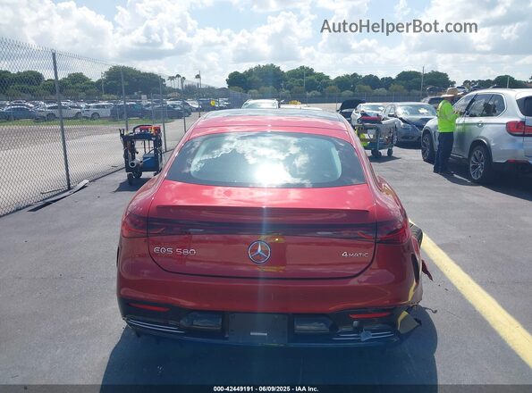 W1KCG4EB1NA013258 2022 MERCEDES-BENZ EQS 580 Red 