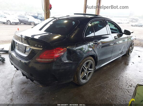 W1KWF6EB3MR616577 2021 MERCEDES-BENZ AMG C 43 Black Tył prawy
