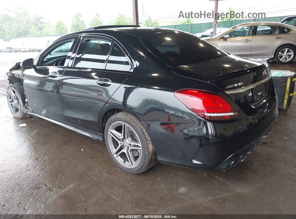 W1KWF6EB3MR616577 2021 MERCEDES-BENZ AMG C 43 Black Tył lewy