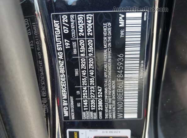 W1N0J8EB6LF845936 2020 MERCEDES-BENZ GLC-CLASS Black 