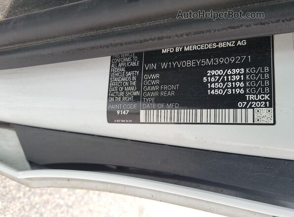 W1YV0BEY5M3909271 2021 MERCEDES-BENZ METRIS  