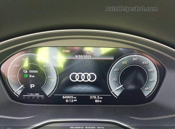 WA1E2AFY2M2043536 2021 AUDI Q5 Black უკანა სავარძლების ხედი