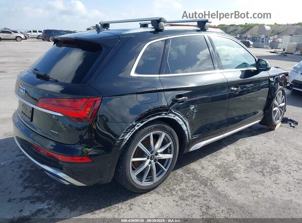 WA1E2AFY2M2043536 2021 AUDI Q5 Black უკანა მარჯვენა