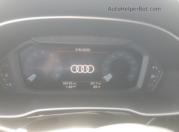 WA1EECF38M1149356 2021 AUDI Q3 Black Instrument cluster view